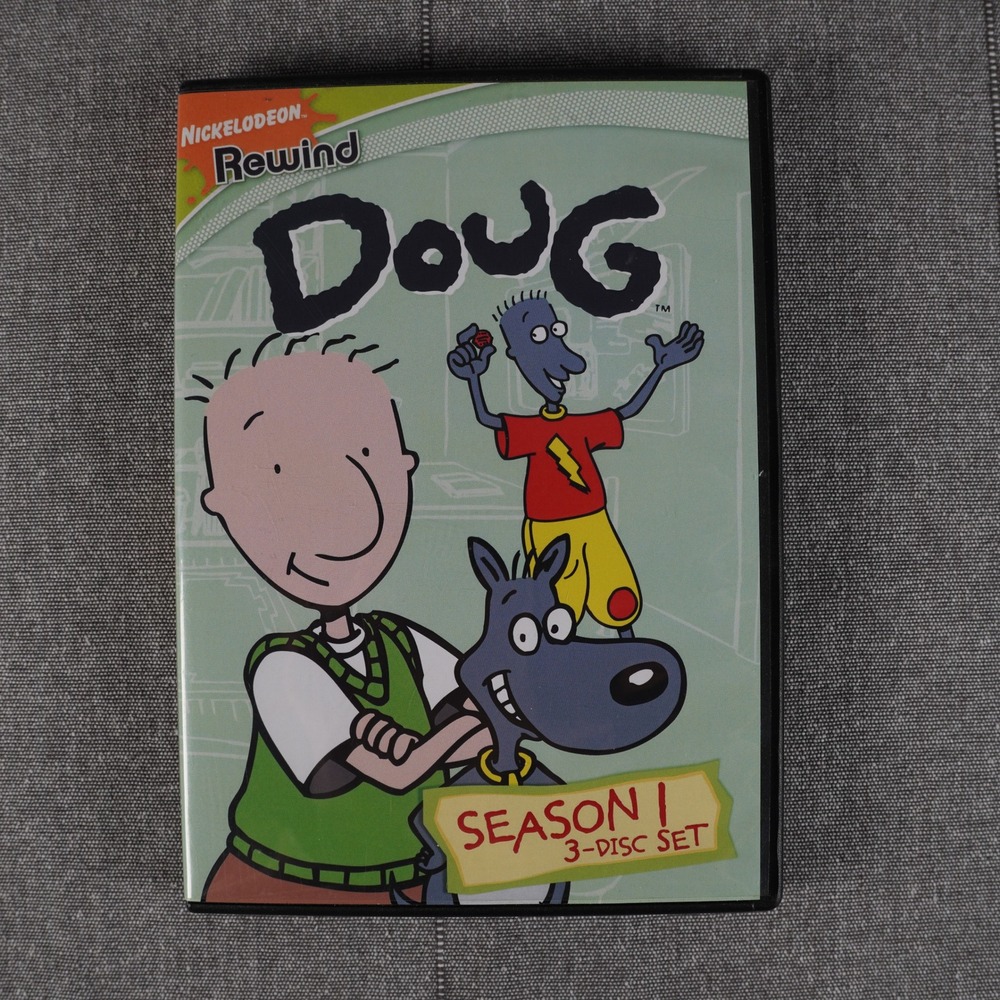 Doug Season 1 DVD 3-Disc Set 2008 90s Nickelodeon Nicktoons Animated Series - Picture 3 of 6